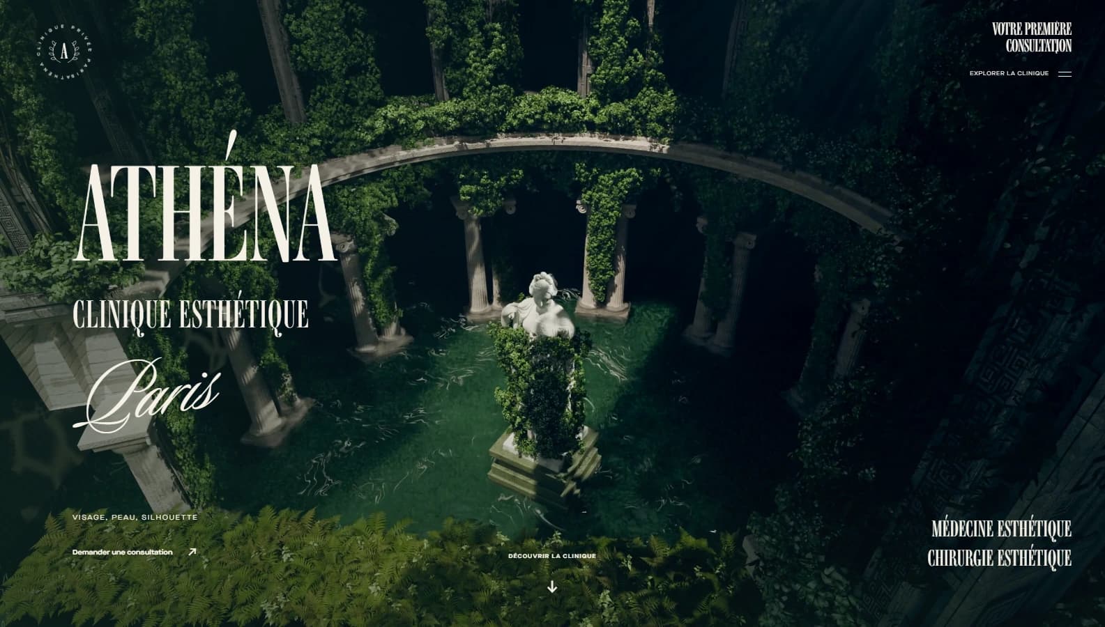 Athéna : une clinique esthétique dans un sanctuaire de pierre, de lumière et de végétation