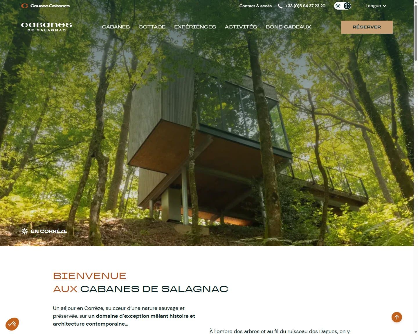 Cabanes de Salagnac / Visual reference