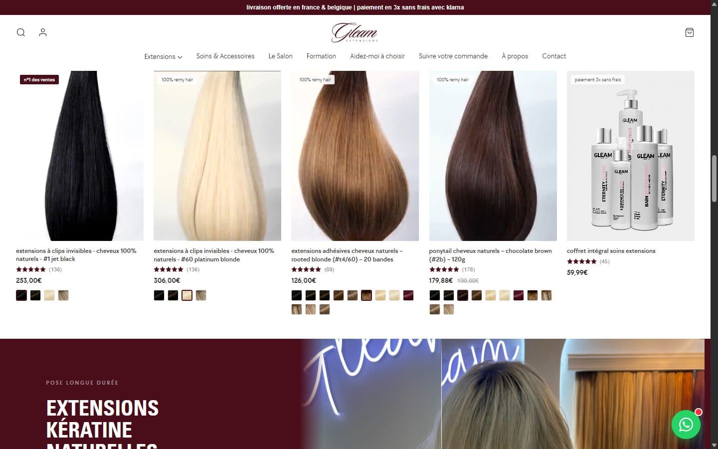 gleamforyou.com, les best-sellers