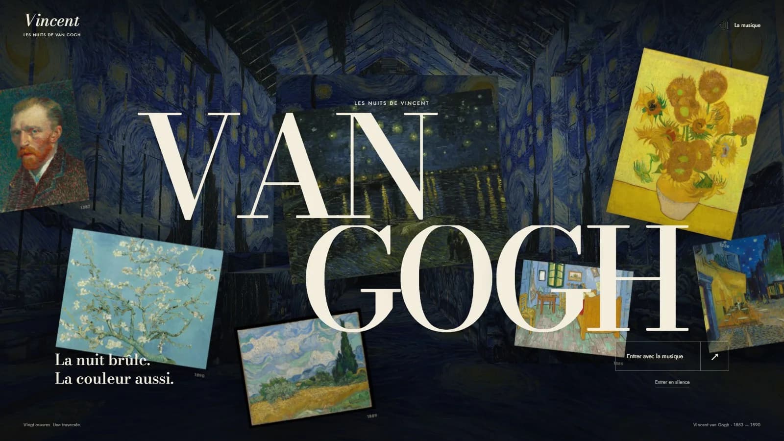 Les Nuits de Van Gogh : l'accueil immersif au milieu des tableaux